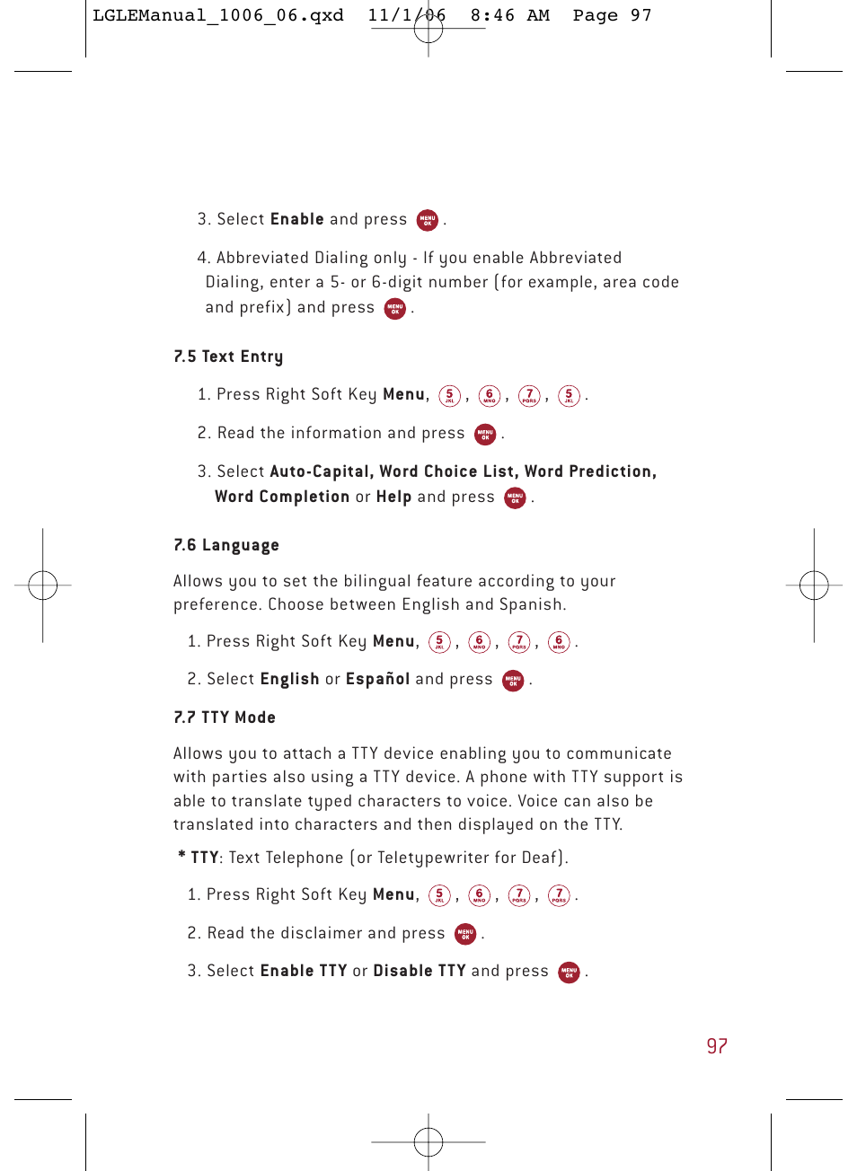 LG DML210 User Manual | Page 97 / 121