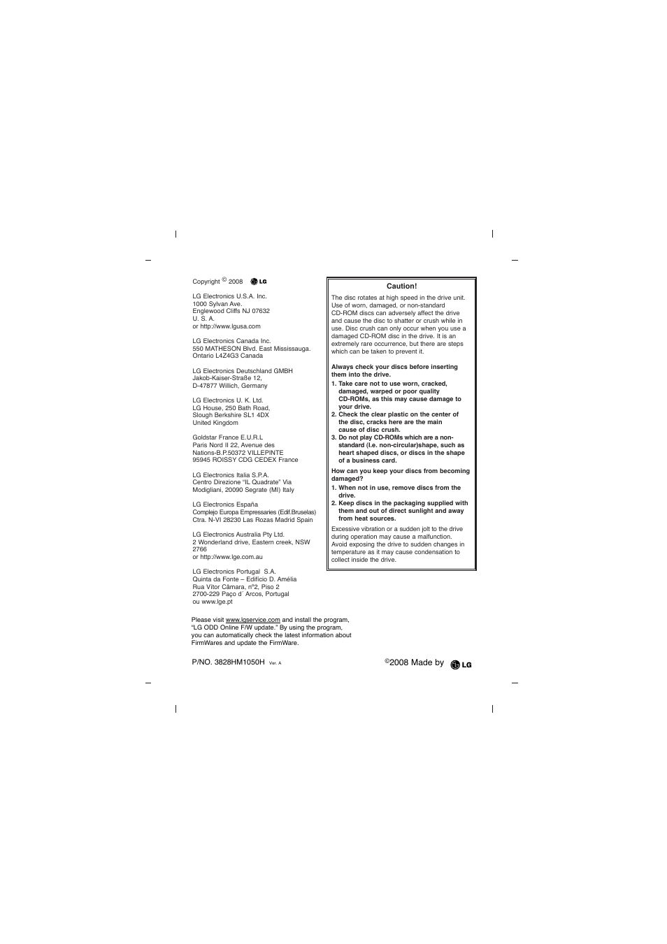 LG GH22LS40 User Manual | Page 13 / 13