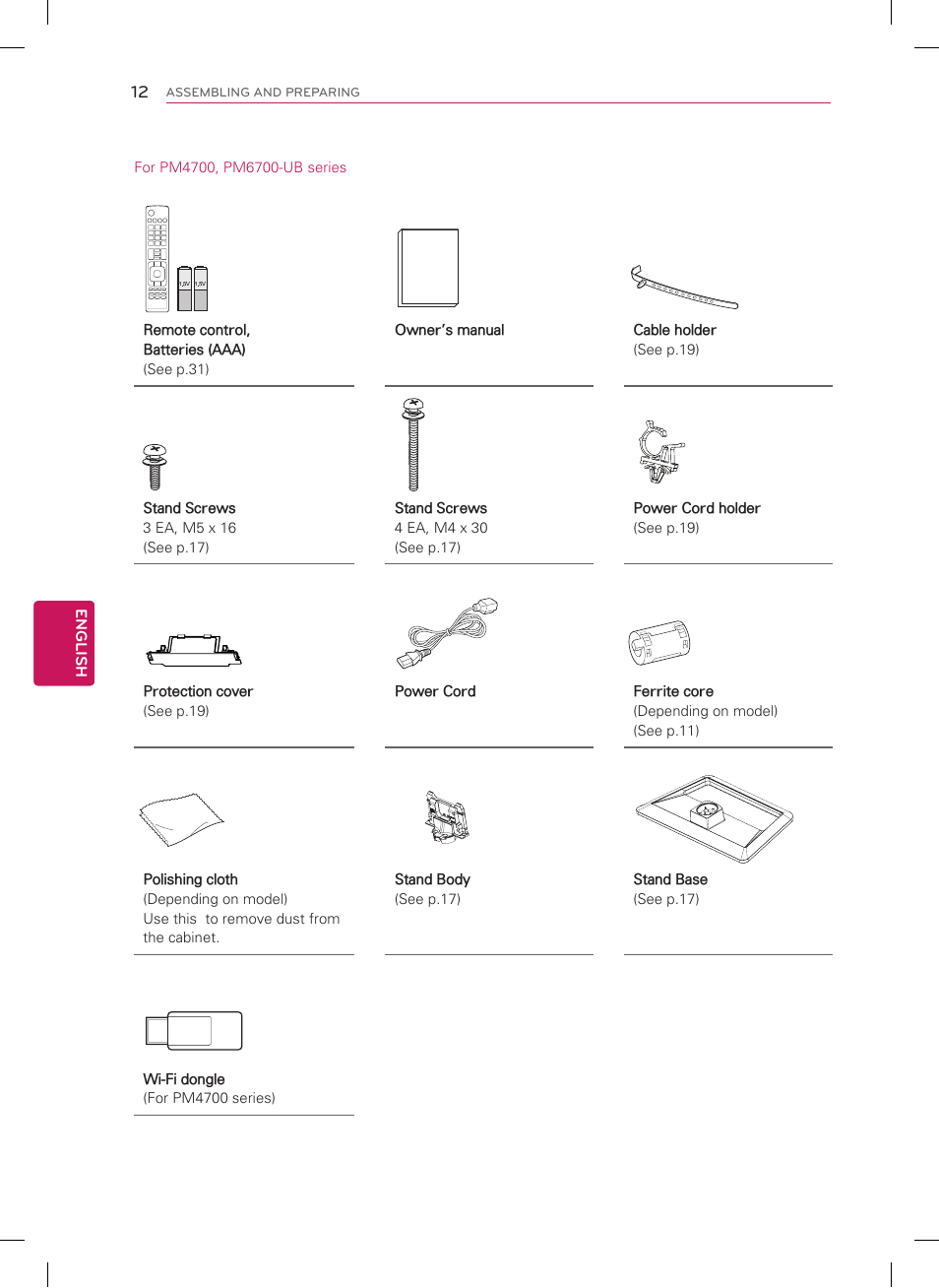 LG 42PM4700 User Manual | Page 12 / 56