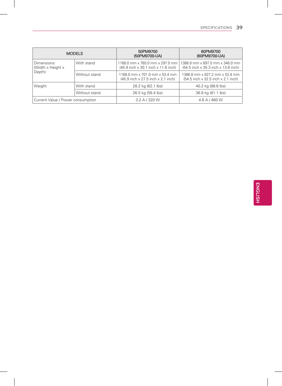 LG 42PM4700 User Manual | Page 39 / 56
