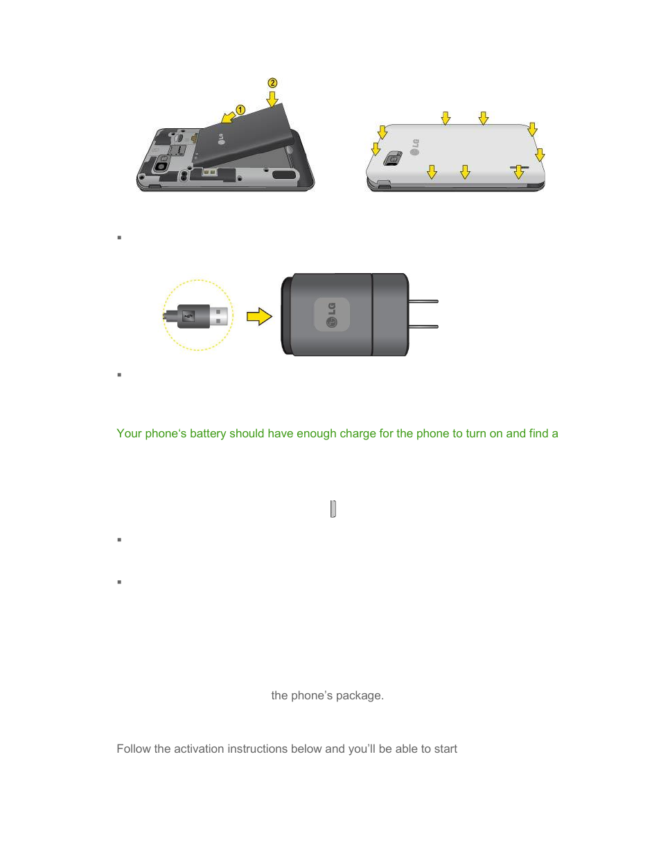 Register your phone | LG LG720 User Manual | Page 12 / 175