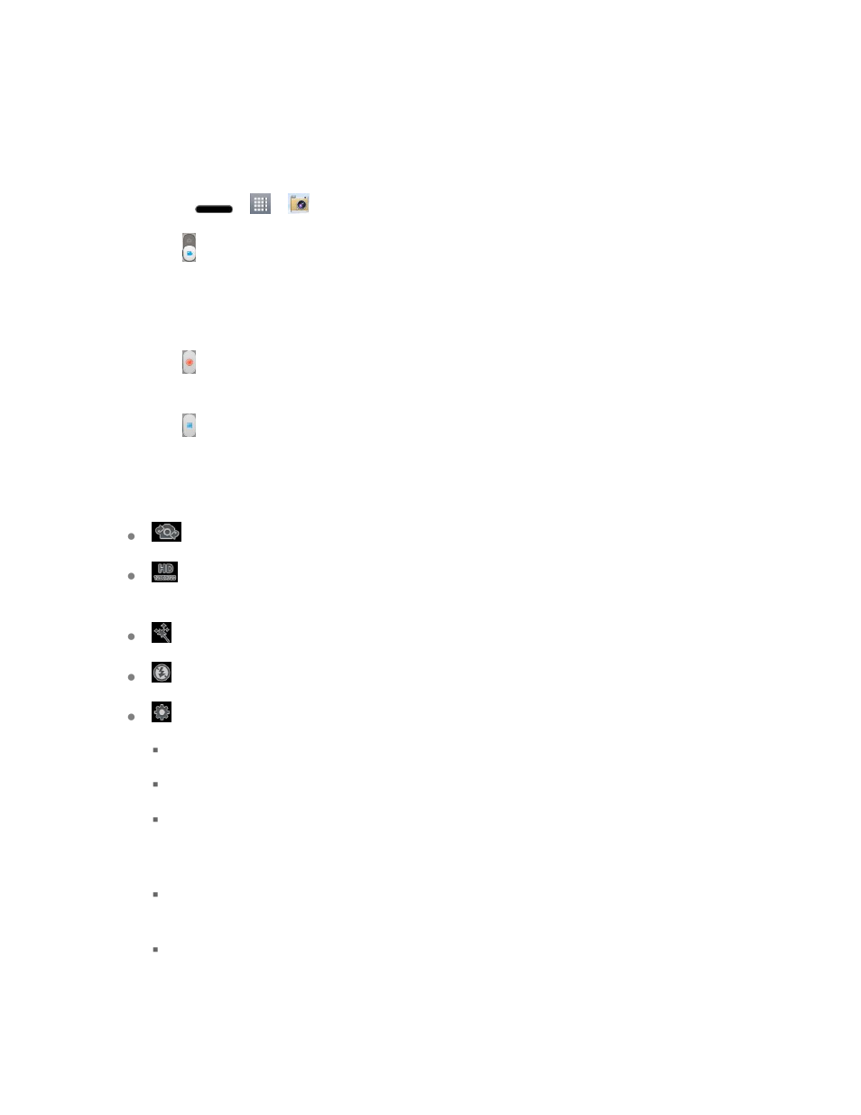 Record videos, Video settings | LG LG720 User Manual | Page 121 / 175