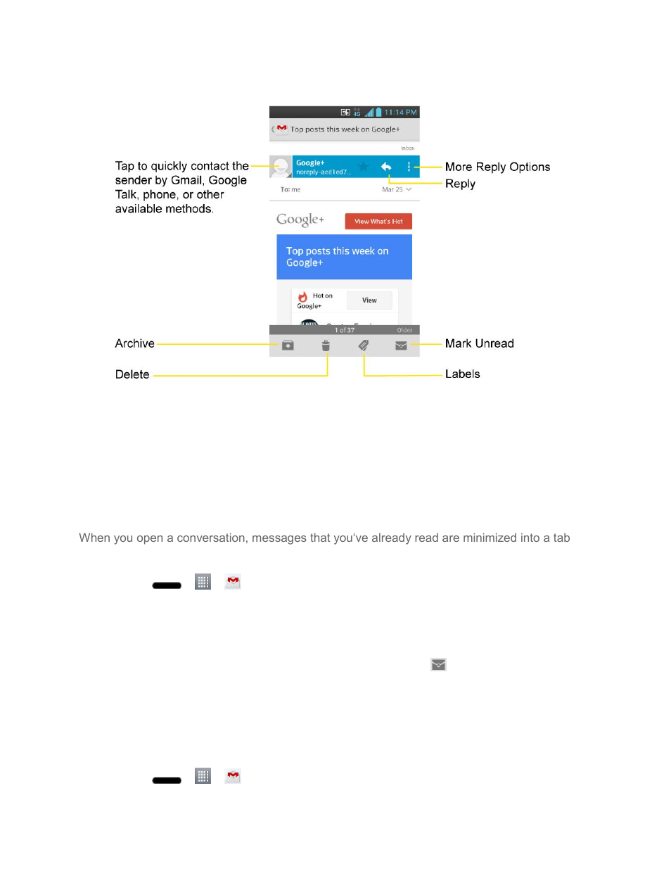 Send a gmail message | LG LG720 User Manual | Page 79 / 175