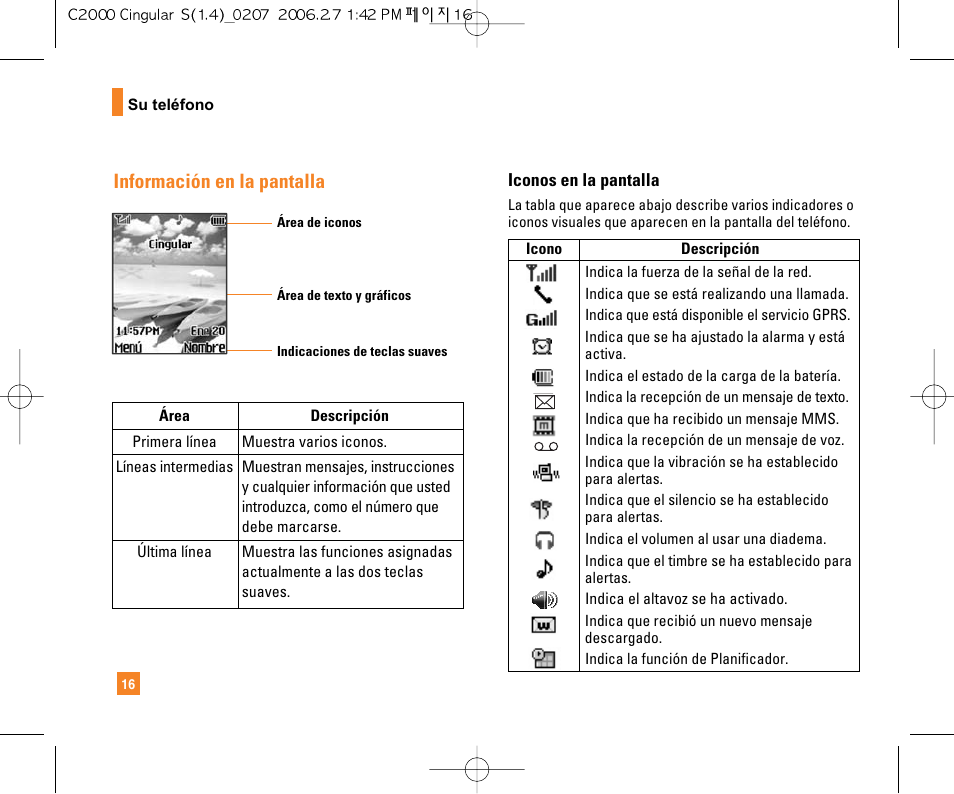 Información en la pantalla | LG C2000 User Manual | Page 131 / 228