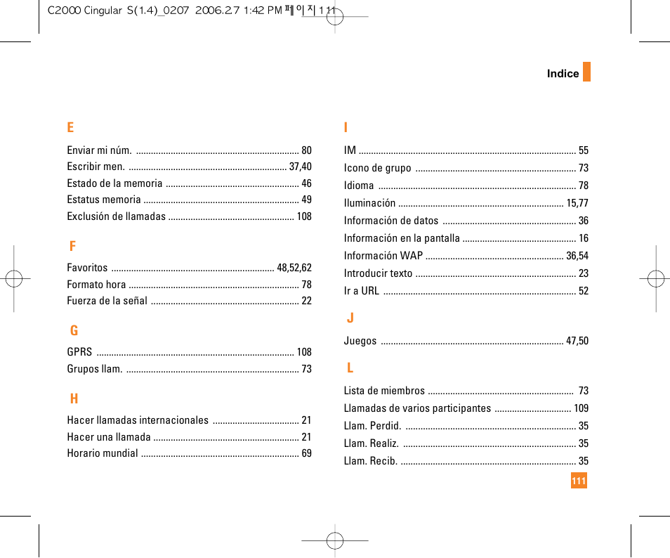 LG C2000 User Manual | Page 226 / 228