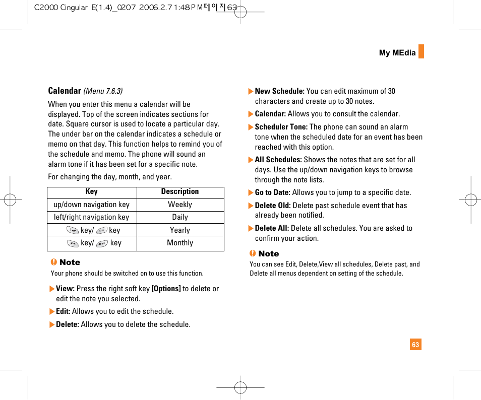 LG C2000 User Manual | Page 65 / 228