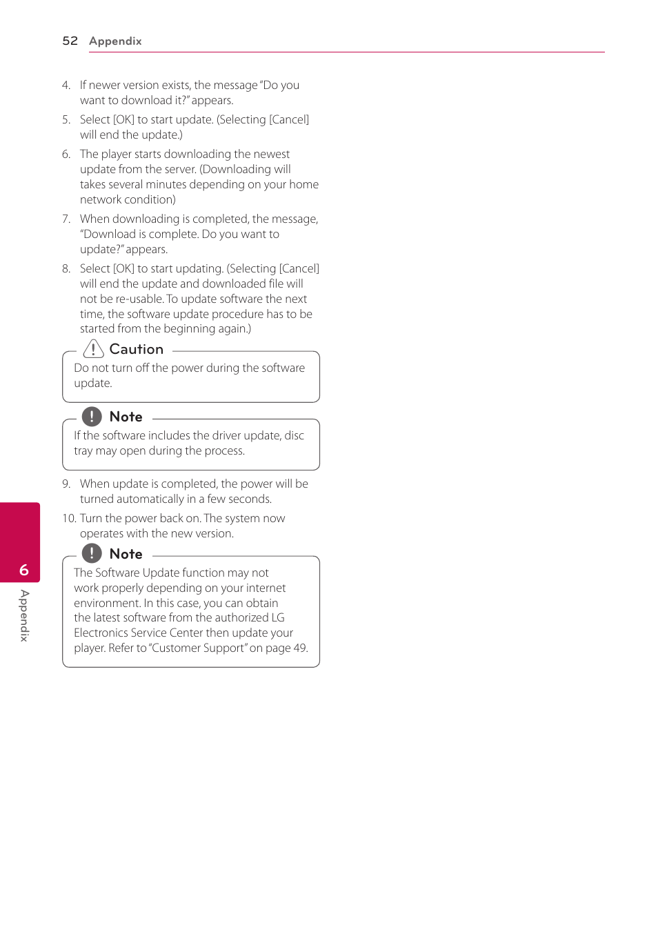 LG BP520 User Manual | Page 52 / 64