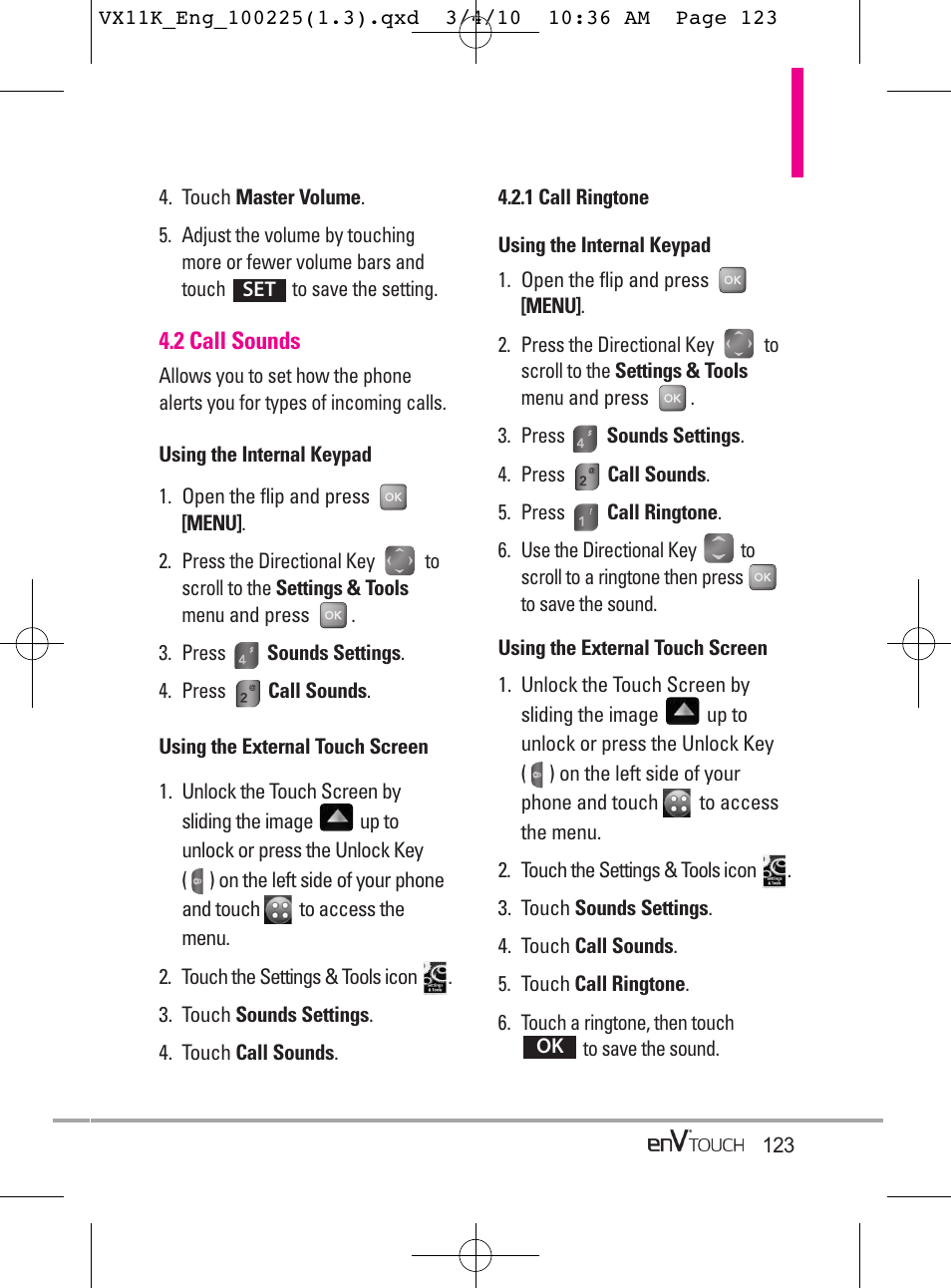 LG VX11000 User Manual | Page 125 / 398