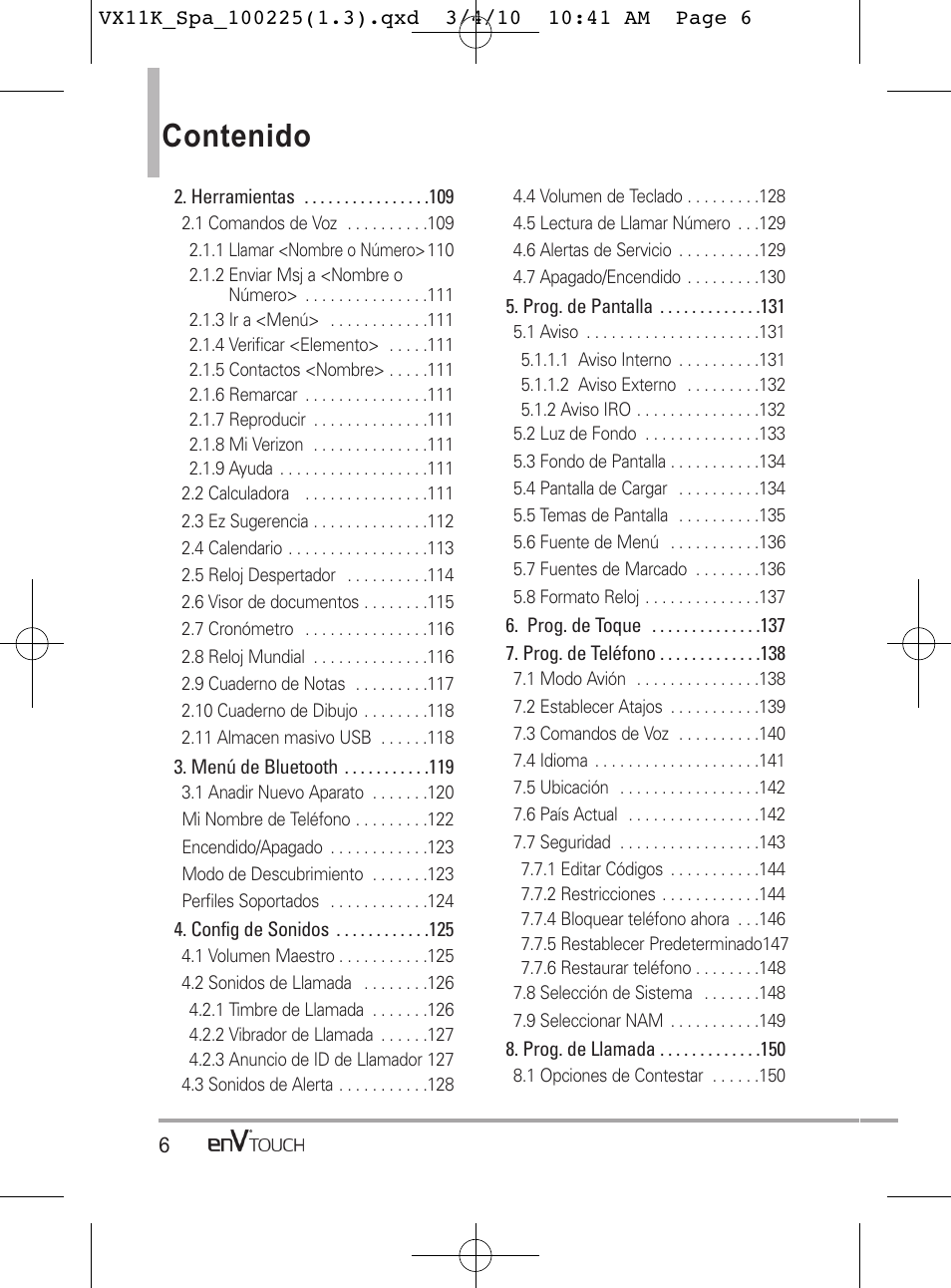 LG VX11000 User Manual | Page 204 / 398