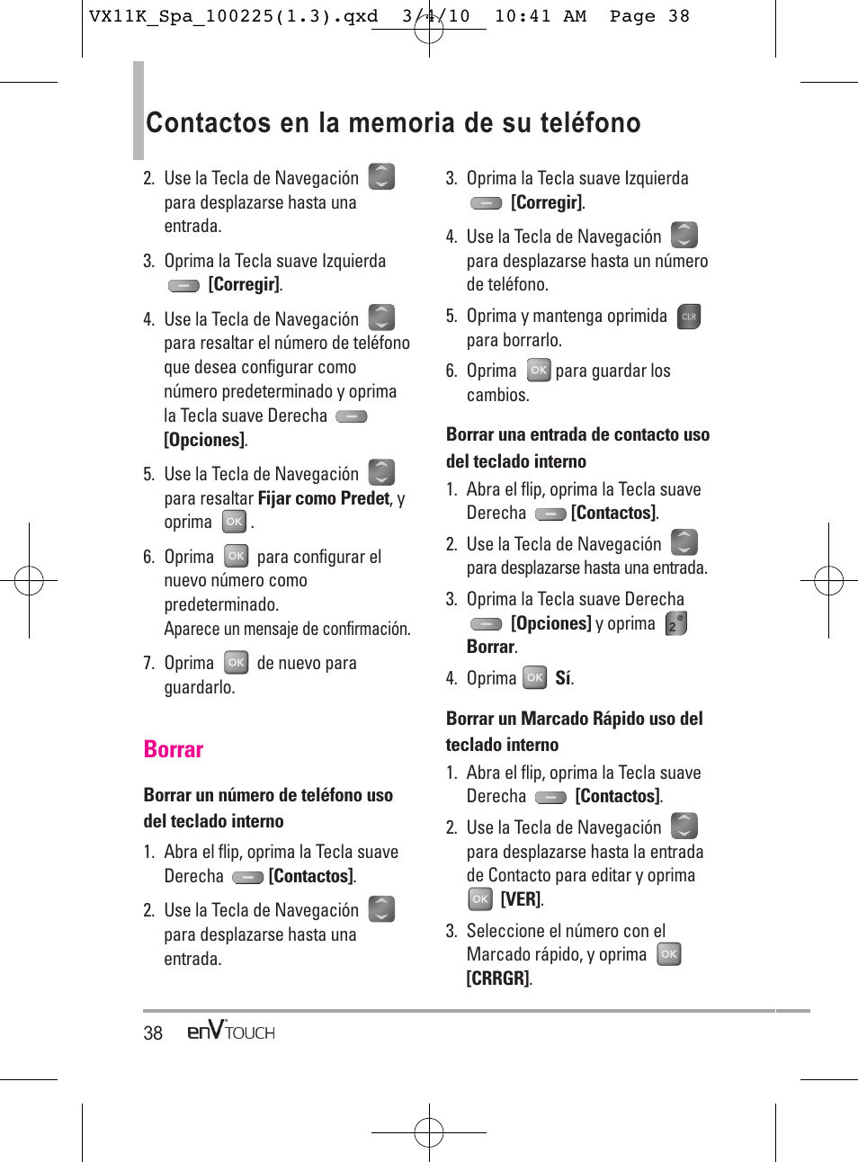 Borrar | LG VX11000 User Manual | Page 236 / 398