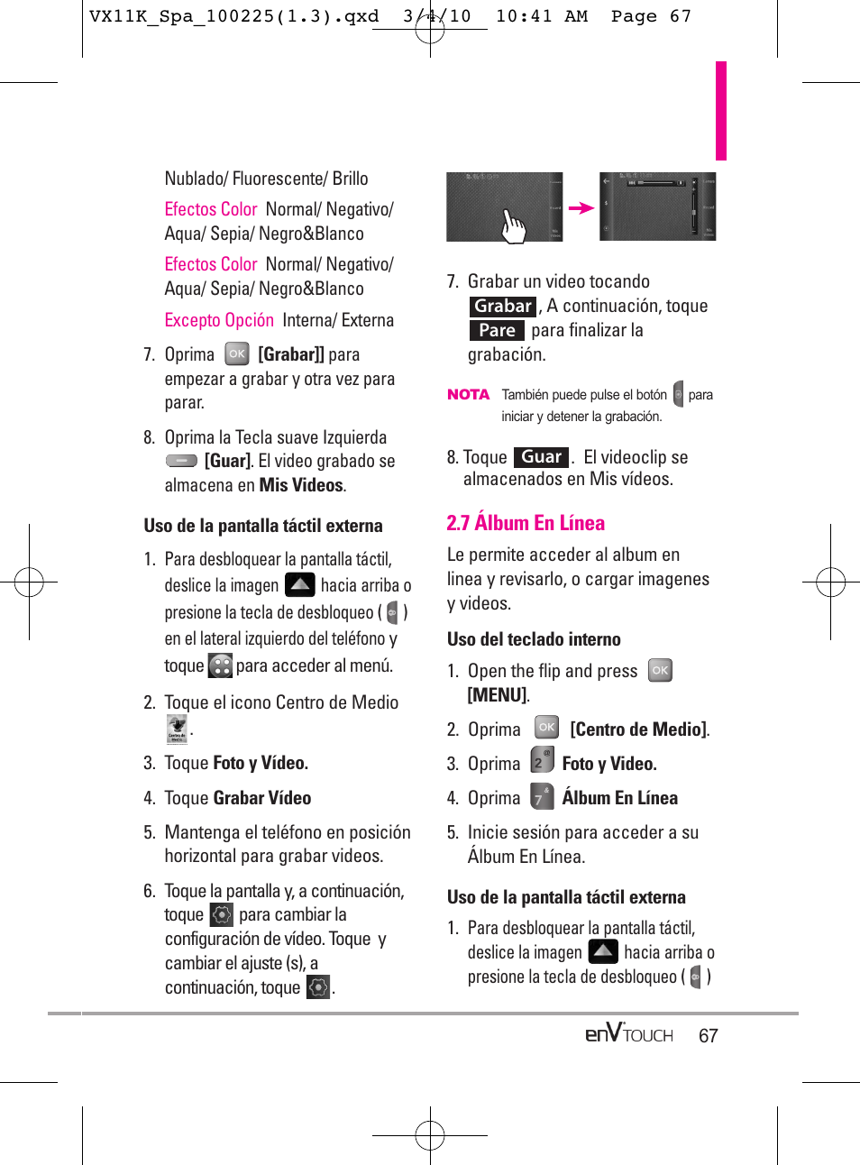 LG VX11000 User Manual | Page 265 / 398
