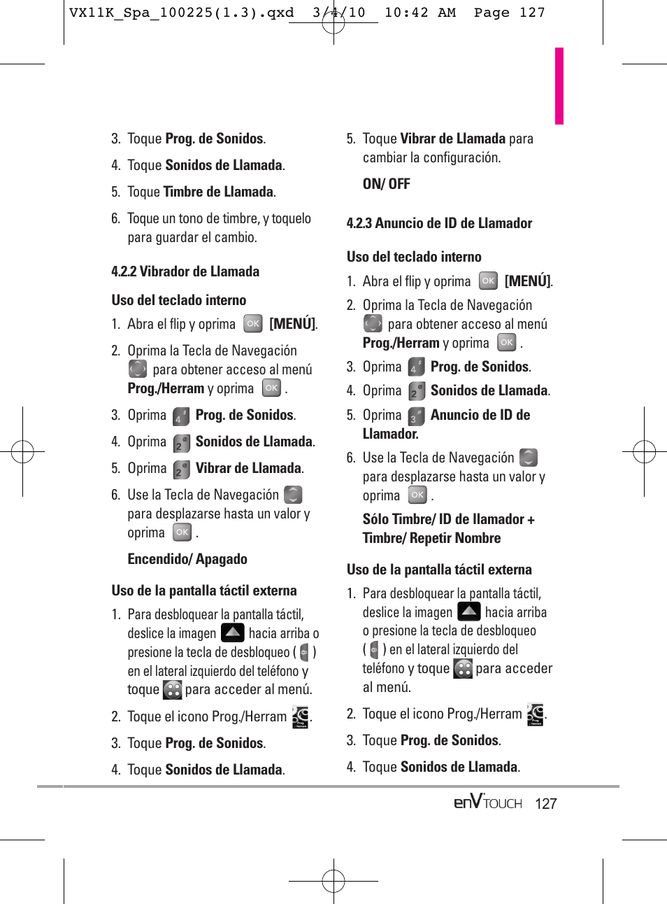 LG VX11000 User Manual | Page 325 / 398