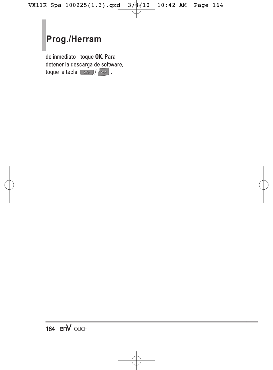 Prog./herram | LG VX11000 User Manual | Page 362 / 398