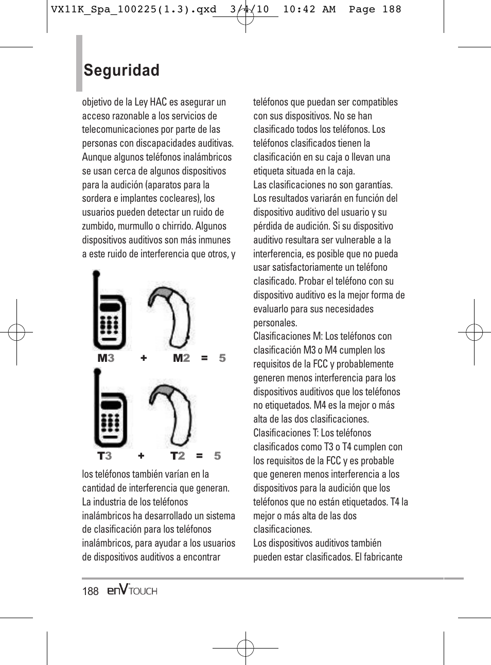 Seguridad safety | LG VX11000 User Manual | Page 386 / 398