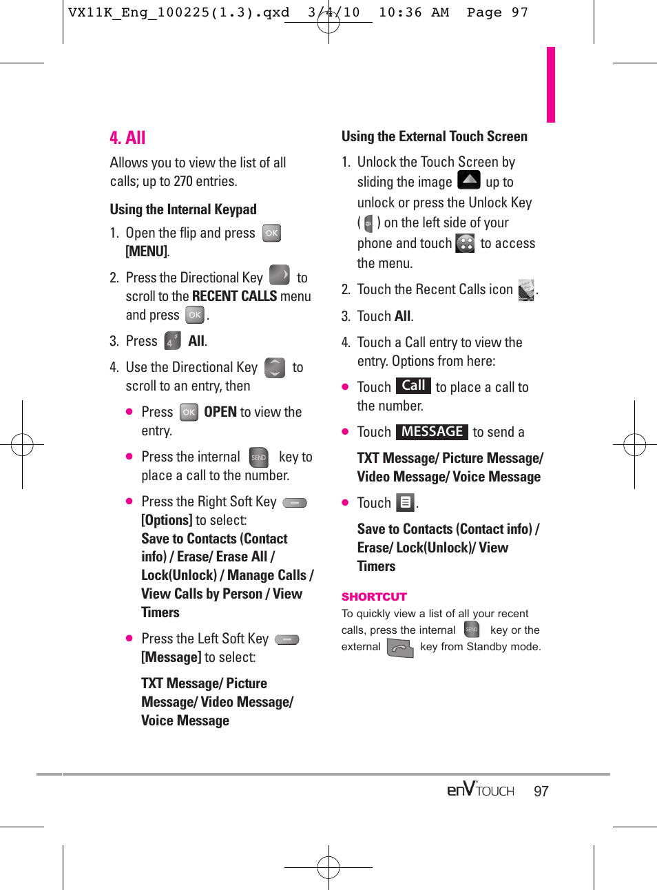 LG VX11000 User Manual | Page 99 / 398