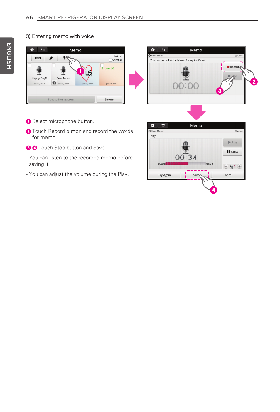 English | LG LFX31995ST User Manual | Page 66 / 121