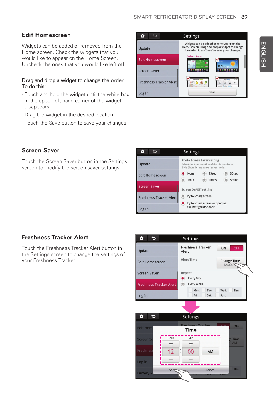 LG LFX31995ST User Manual | Page 89 / 121