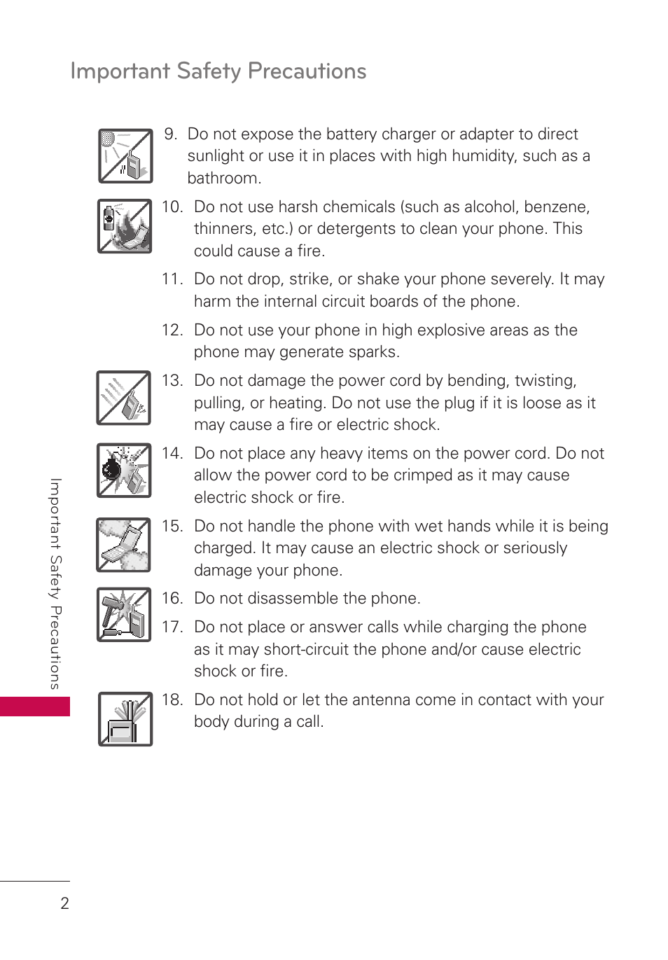 Important safety precautions | LG LGUN530 User Manual | Page 4 / 115