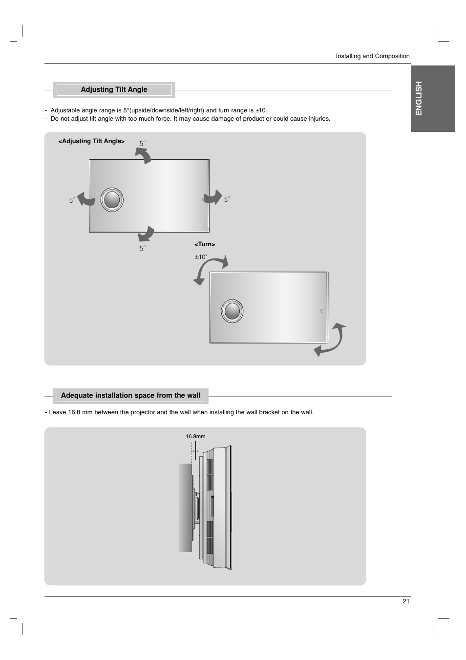 LG AN215 User Manual | Page 21 / 44