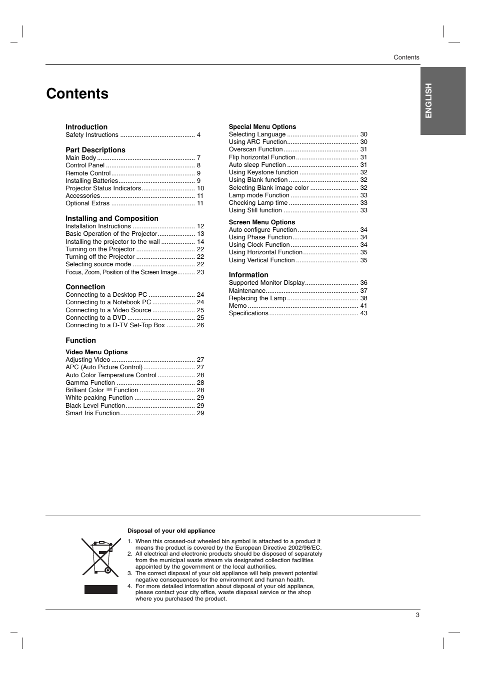 LG AN215 User Manual | Page 3 / 44