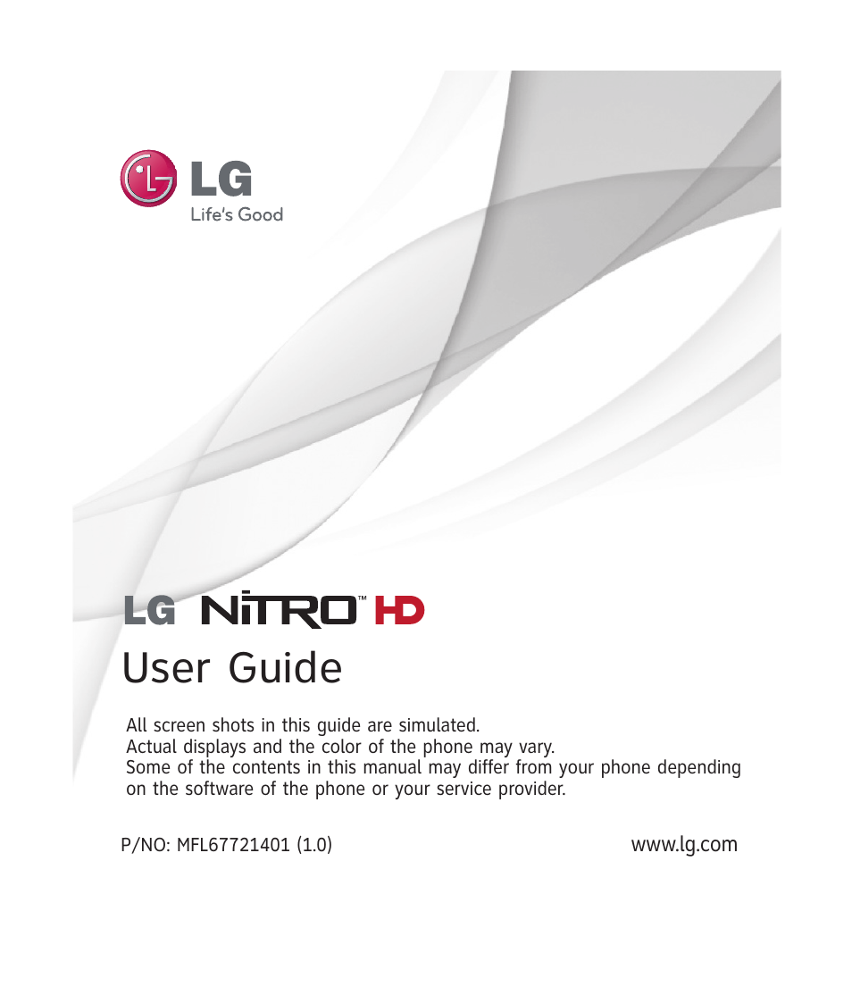 LG LGP930 User Manual | 104 pages