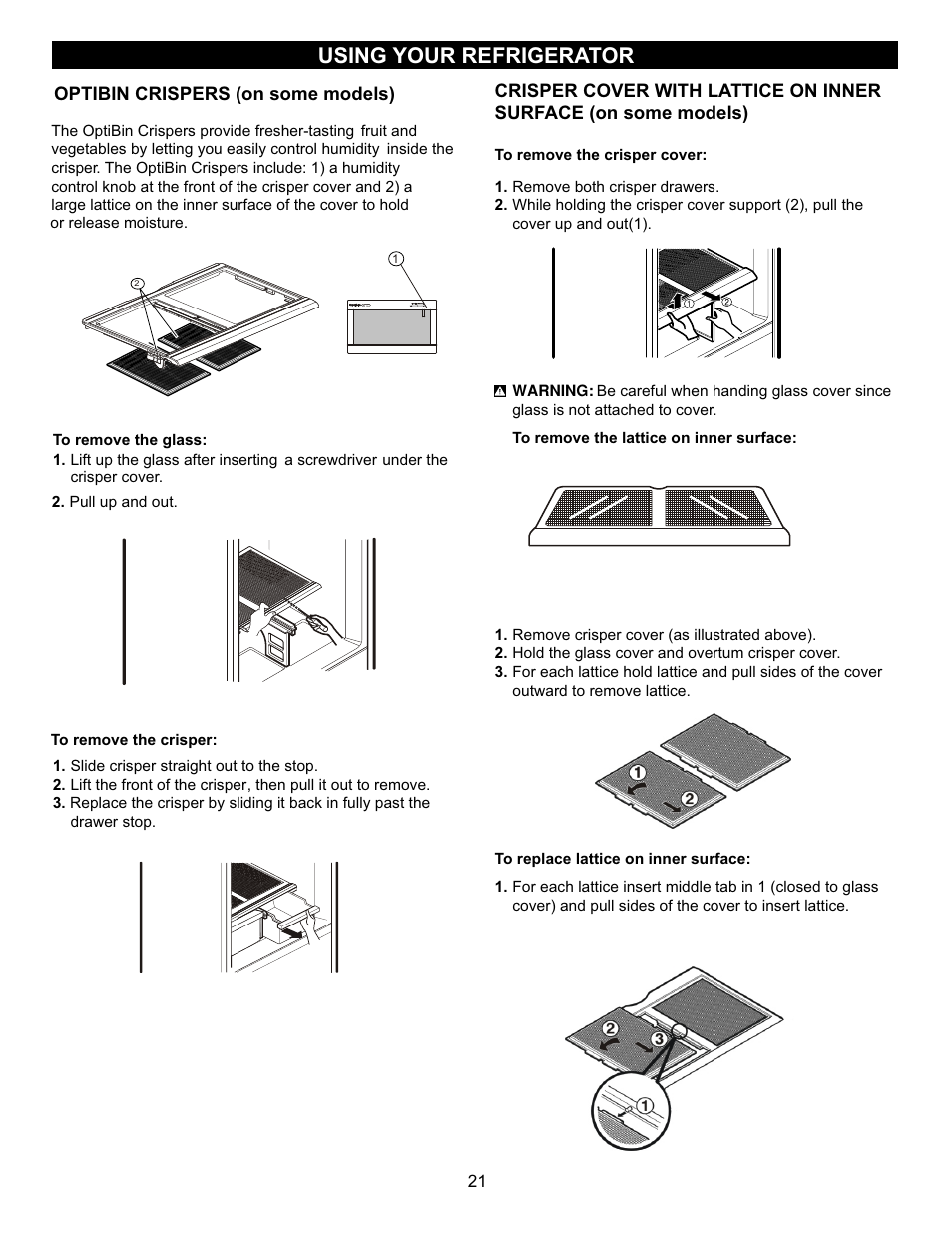 Using your refrigerator | LG LFC23760ST User Manual | Page 20 / 33