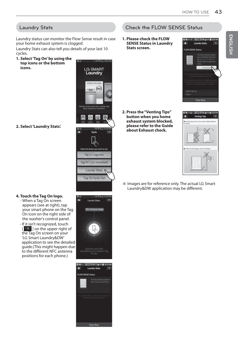 LG DLEX3570W User Manual | Page 43 / 116