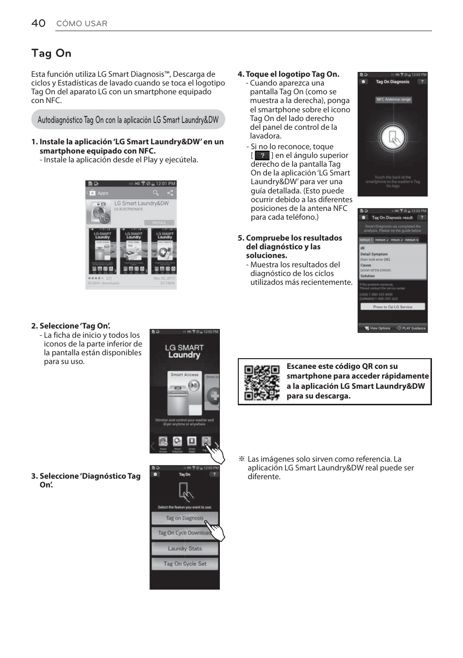 Tag on | LG DLEX3570W User Manual | Page 94 / 116