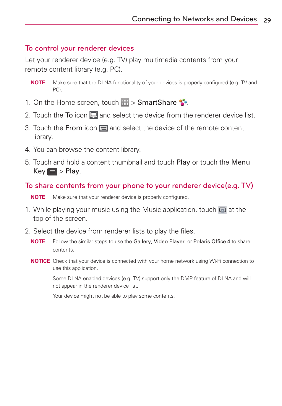 LG LG730 User Manual | Page 29 / 104