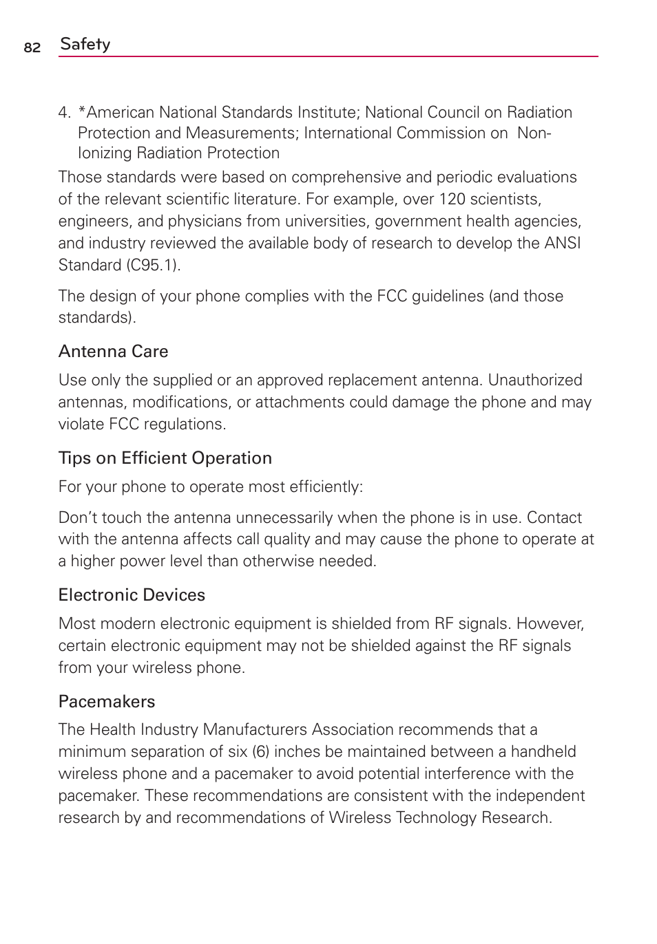 LG LG730 User Manual | Page 82 / 104