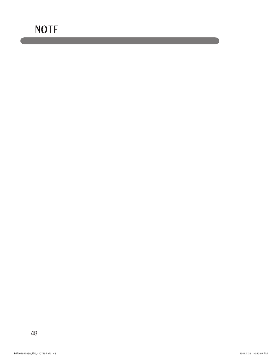 LG DLEX3360V User Manual | Page 48 / 100