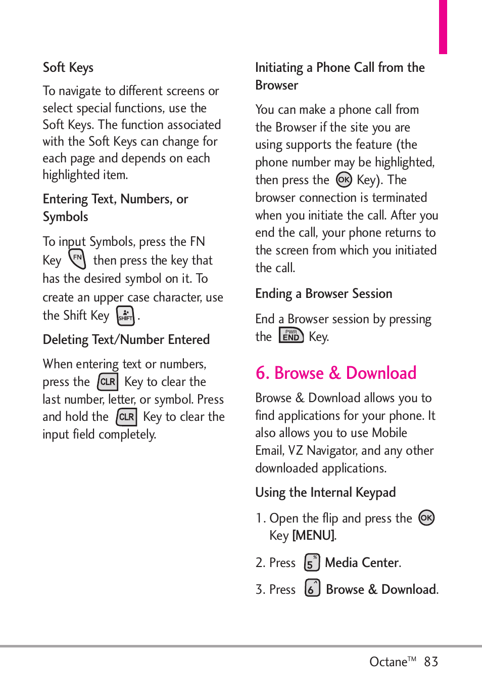 Browse & download | LG Octane VN530 User Manual | Page 85 / 345