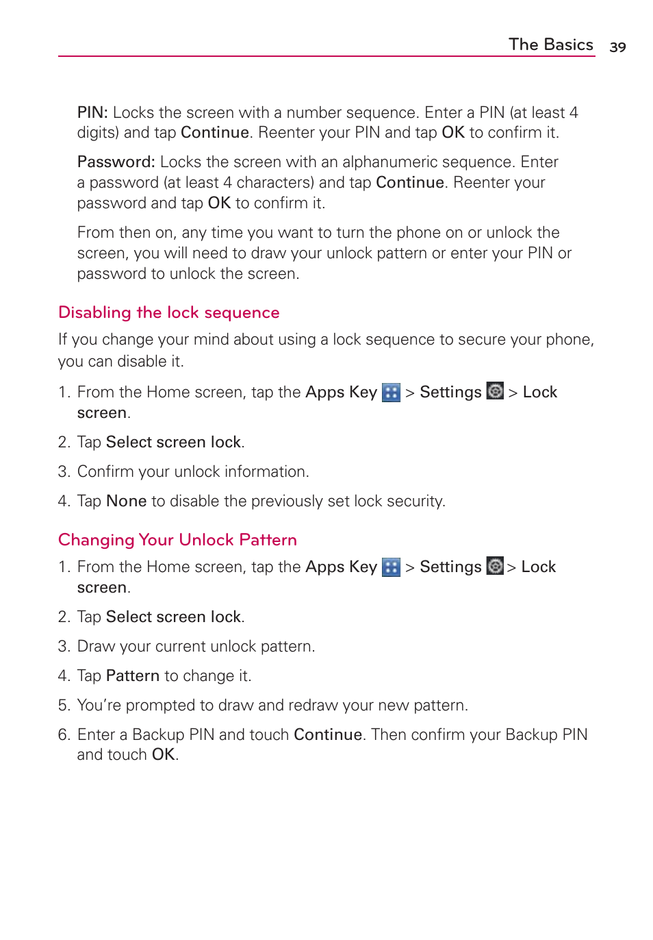 LG LGVS840PP User Manual | Page 41 / 206