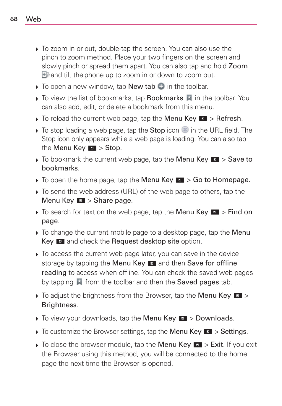 LG LGVS840PP User Manual | Page 70 / 206