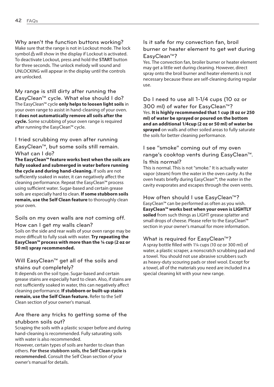 LG LRE3085ST User Manual | Page 42 / 100