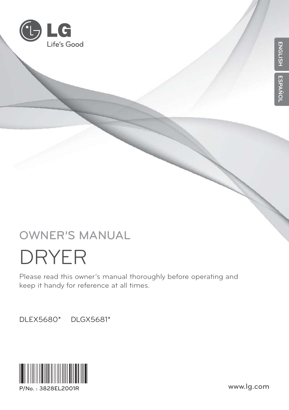 LG DLGX5681W User Manual | 88 pages