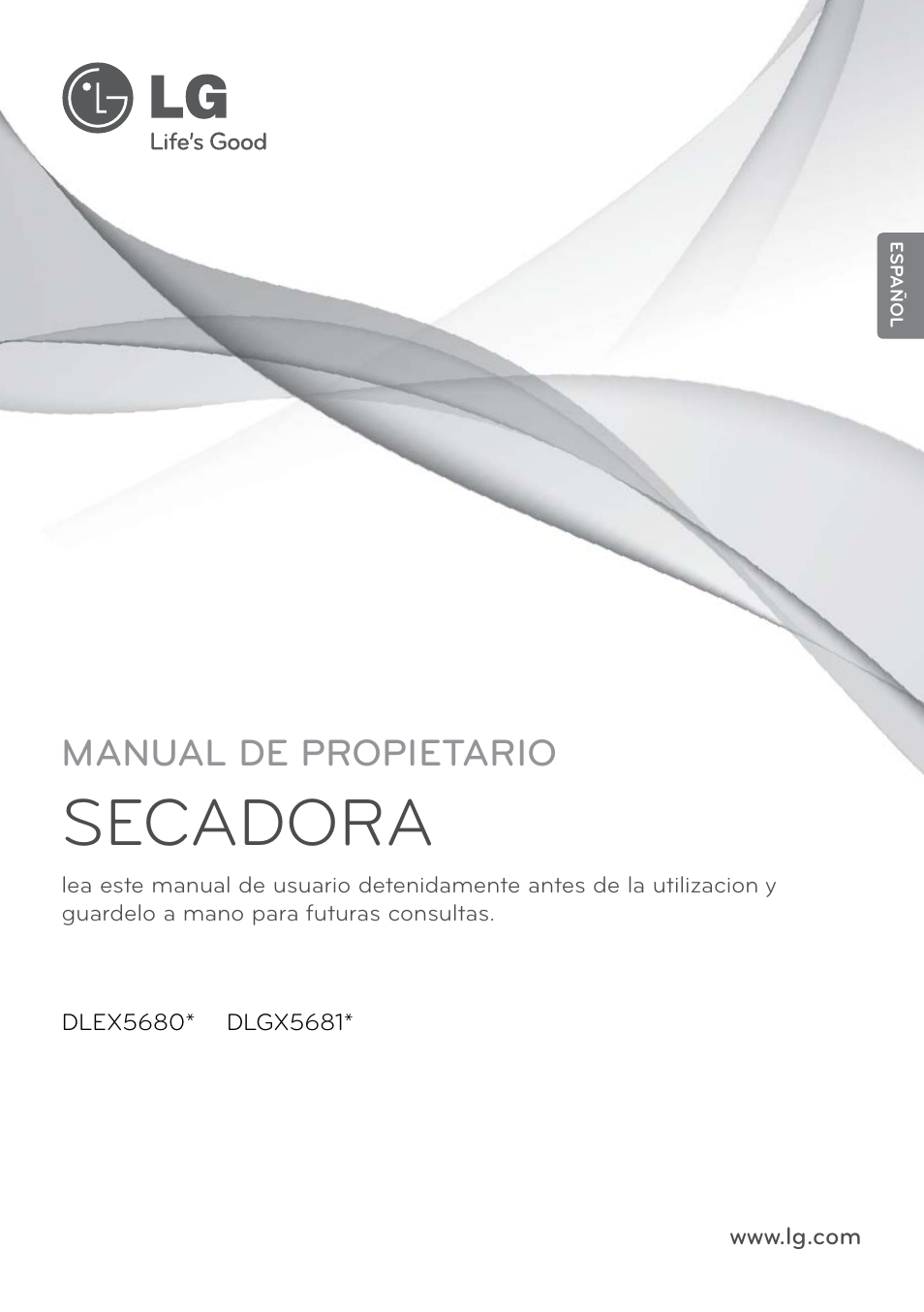 Secadora, Manual de propietario | LG DLGX5681W User Manual | Page 43 / 88
