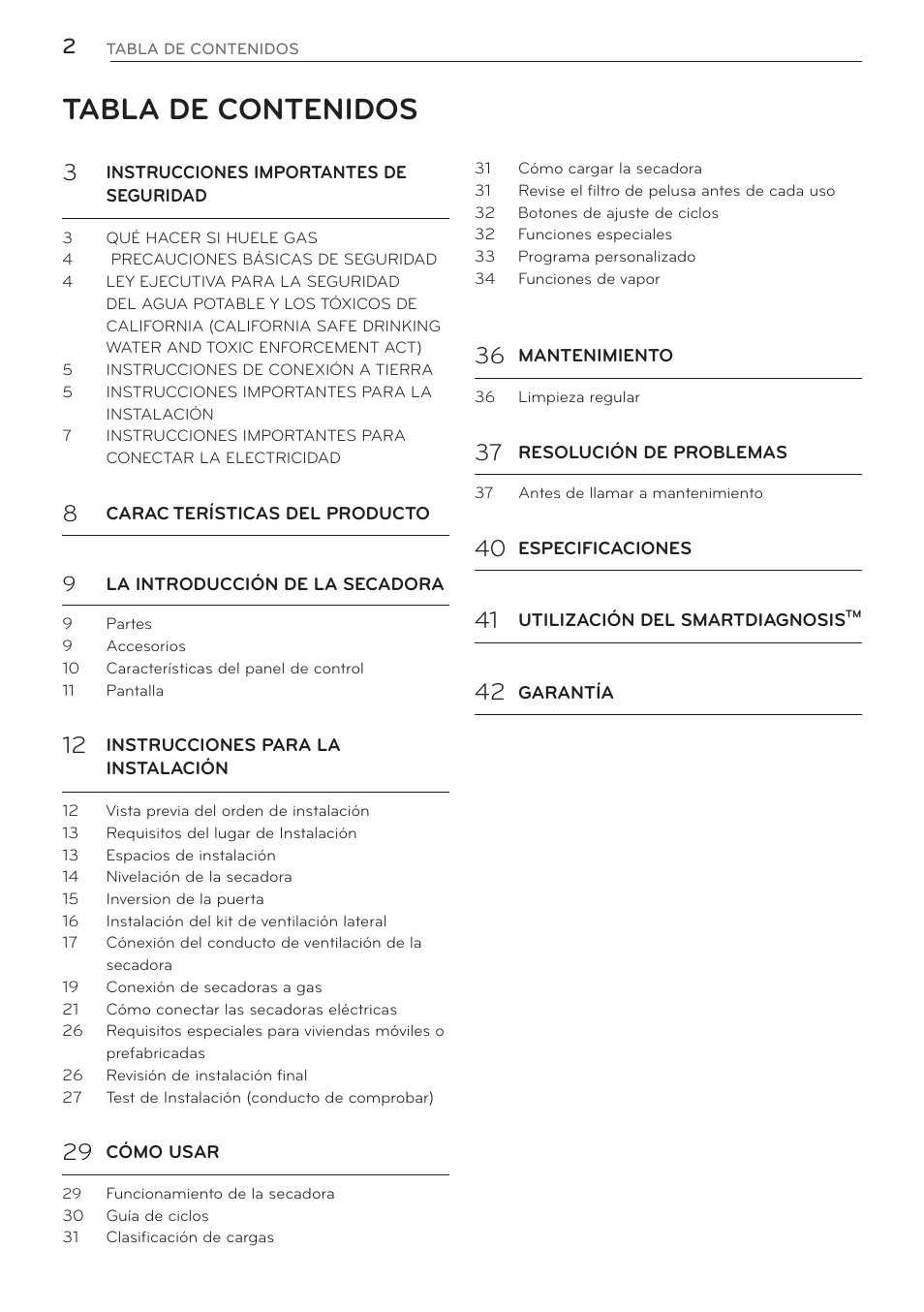 LG DLGX5681W User Manual | Page 44 / 88