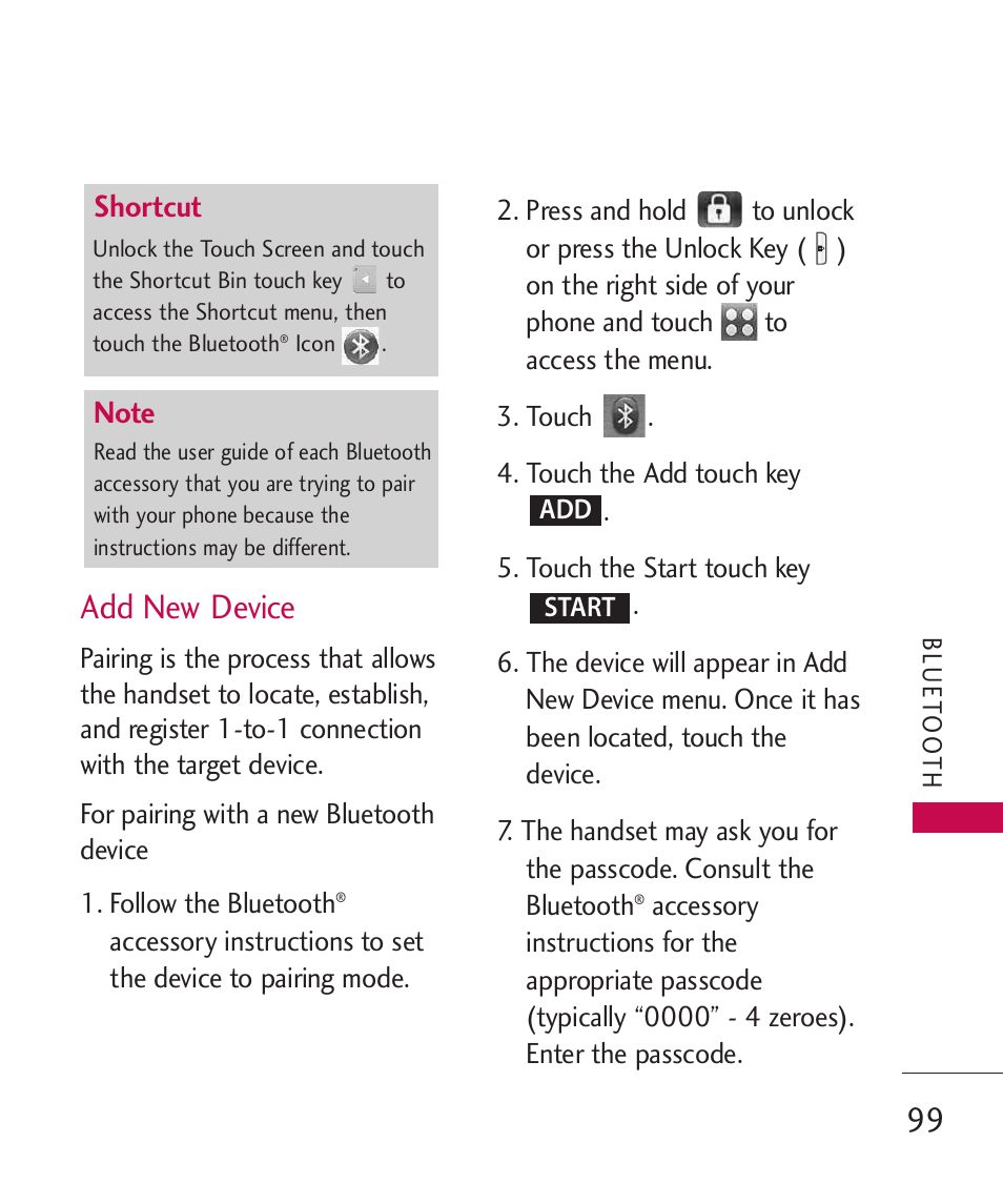 Add new device | LG LG8575 User Manual | Page 101 / 382