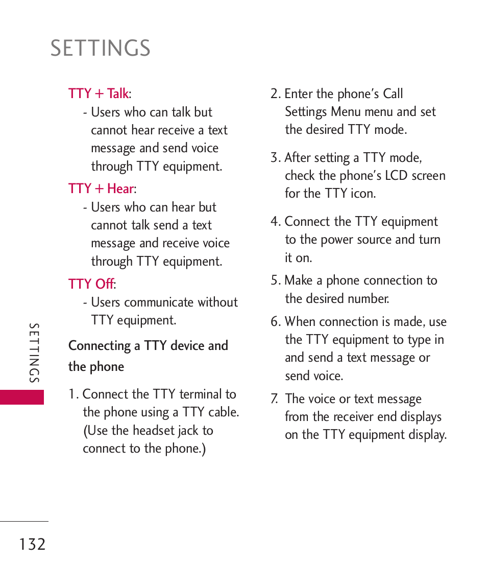 Settings | LG LG8575 User Manual | Page 134 / 382