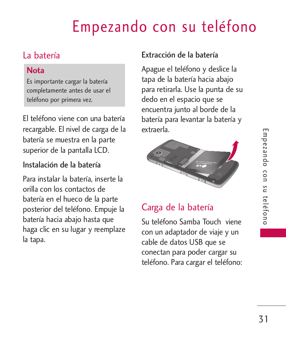 Empezando con su teléfono | LG LG8575 User Manual | Page 214 / 382