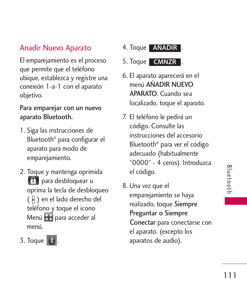 Anadir nuevo aparato | LG LG8575 User Manual | Page 294 / 382