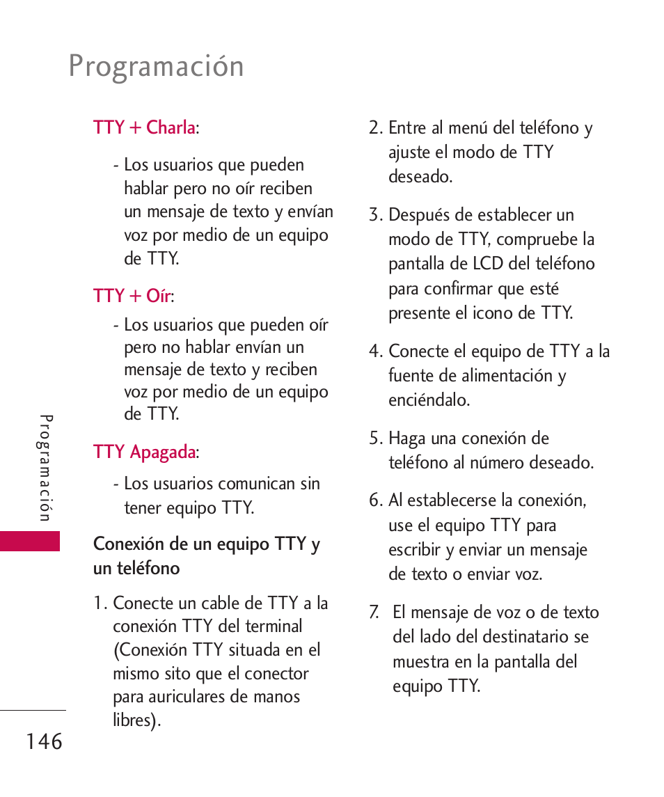Programación | LG LG8575 User Manual | Page 329 / 382
