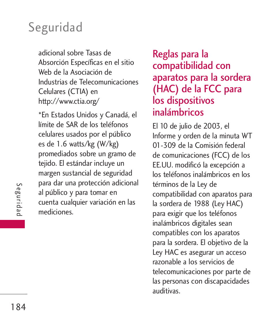 Seguridad | LG LG8575 User Manual | Page 367 / 382