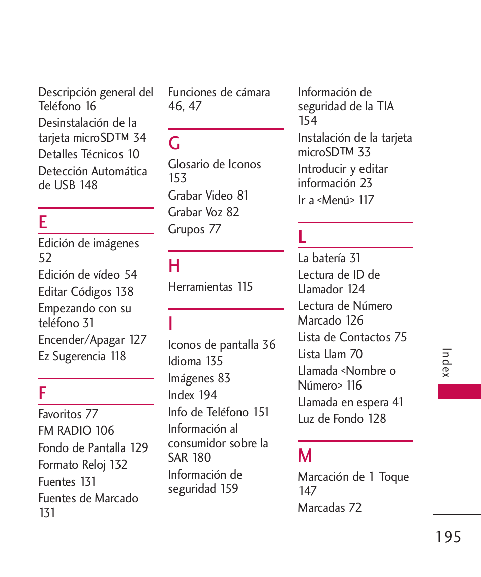 LG LG8575 User Manual | Page 378 / 382