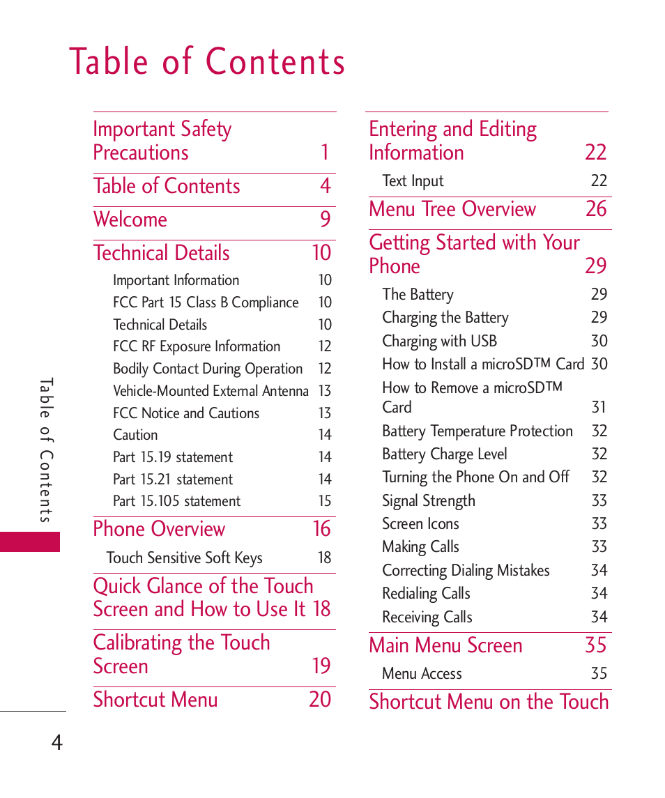 LG LG8575 User Manual | Page 6 / 382