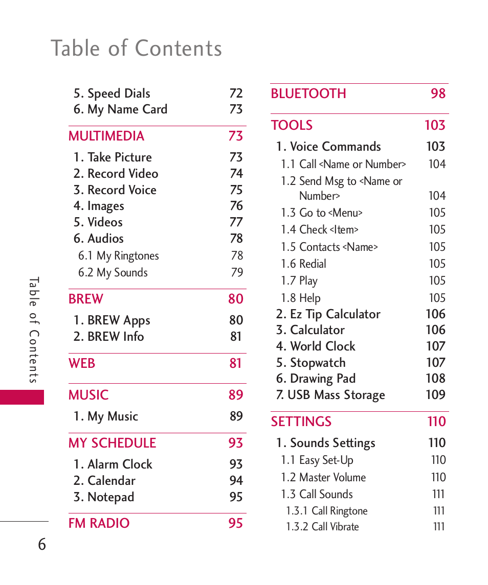 LG LG8575 User Manual | Page 8 / 382