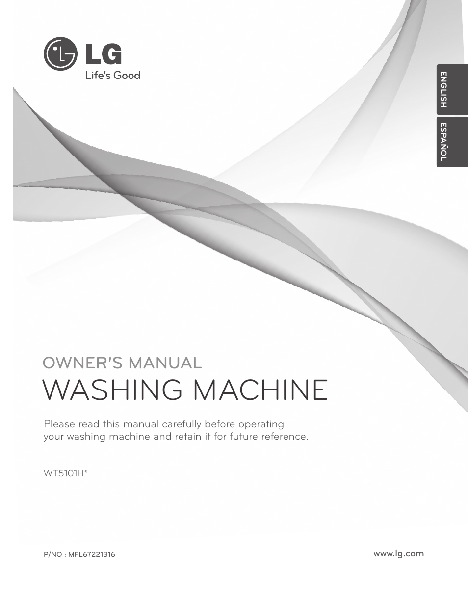 LG WT5101HW User Manual | 68 pages