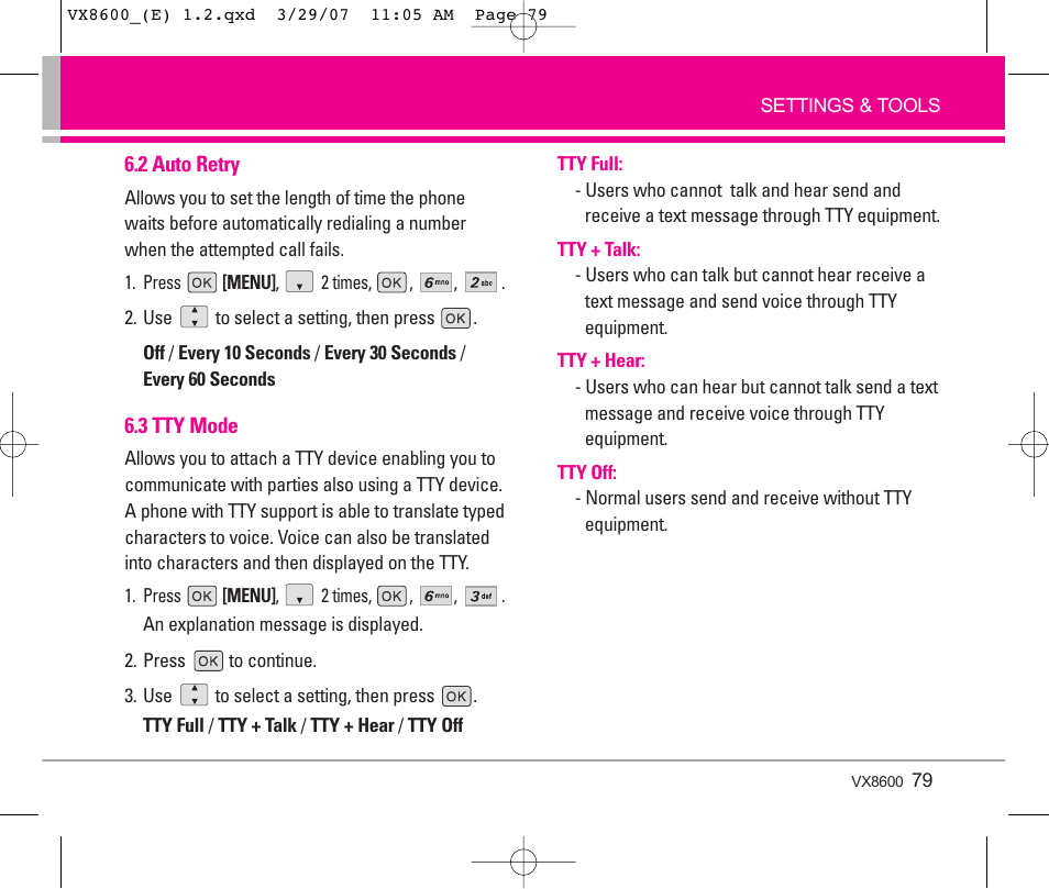 LG VX8600 User Manual | Page 79 / 119