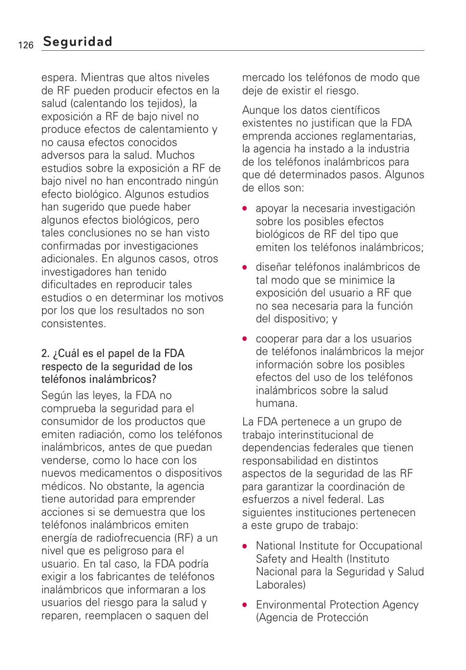 Seguridad | LG US760 User Manual | Page 273 / 312